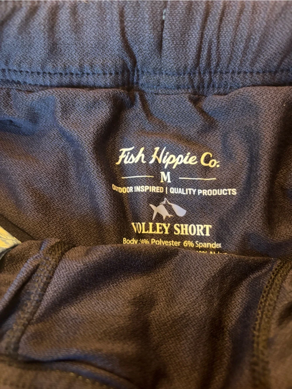 Fish Hippie Co. Men’s Navy Volley Swim Trunks